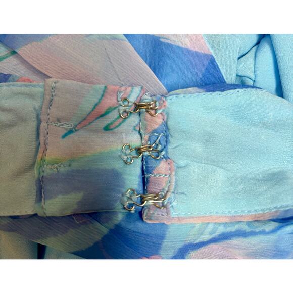 French Connection Colorful Halter Top Size 12 - Picture 4 of 5